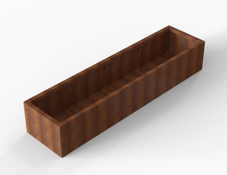 Plantenbak Module+ Corten 240x60x42 cm - CORTEN | A18 Sierbestrating