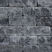Splitrock trommel 32x13x11 cm grijs/zwart