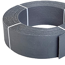 ECO Border PE kunststof kantopsluiting 20cm hoog Grijs 20 m1 *UITLOPEND