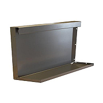 Bloembak Module+ Parallel paneel  (E) 90x42 cm L - CORTEN