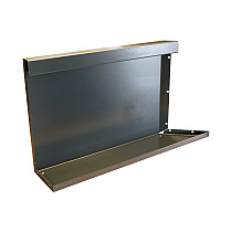Bloembak Module+ Inwendig hoekpaneel (C) 60x42 cm L - CORTEN