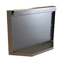 Bloembak Module+ Kopschot paneel (D) 60x42 cm - CORTEN