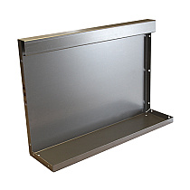 Bloembak Module+ Recht Paneel (A) 90x42 cm - CORTEN