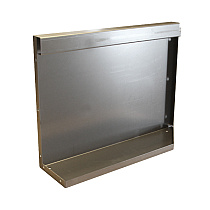 Bloembak Module+ Uitwendig hoekpaneel (B) 90x42 cm L - CORTEN