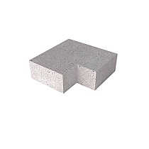 Schellevis Oud Hollandse trap hoekstuk 90° (40/20) buiten grijs 60x60 cm