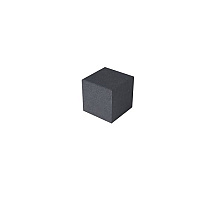 Schellevis Oud Hollandse zitelement vierkant 50x50x50 cm antraciet