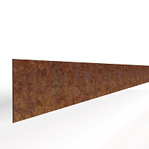 Kantopsluiting Stroke300x10 cm - Corten -