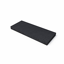 Schellevis Oud Hollandse tegel/opsluiting 100x40x7 cm carbon