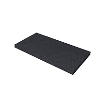Schellevis Oud Hollandse tegel/opsluiting 100x50x5 cm carbon