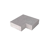 Schellevis Oud Hollandse trap hoekstuk 90° (37/15) binnen grijs 60x60 cm