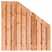 Tuinscherm Red Class Wood (19+2) 21-pl. Casablanca 180/90x180cm Verloop