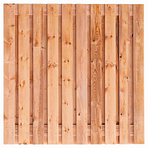 Tuinscherm Red Class Wood (19+2) 21-pl. Casablanca 180x180cm