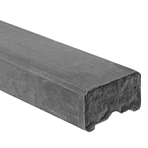 Berton©-afdekkap antraciet vlakke kop 180cm