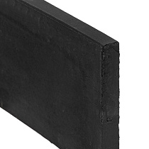 Berton©-onderplaat gecoat H24xD3.5xL180cm uitsluitend voor sleufpaal
