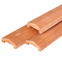 Red class wood afdeklatten Piramide 180 cm geschaafd, gedroogd (3-planks)