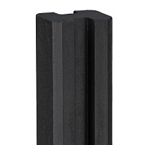 Spui-serie Berton©-sleufpaal 11.5x11.5 gecoat 11.5x11.5x272cm eindmodel