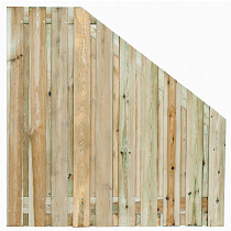 Tuinscherm geïmp. 21 planks (19+2) Enschede 180/90x180cm VERLOOP
