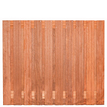Tuinscherm hardhout 21 planks (19+2) Dronten 180 x 150