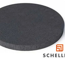 Schellevis Oud Hollandse tegel rond 100x8 cm Antraciet