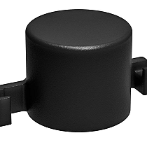 Paaldoppen Zwart Ø60mm met ophanghaken