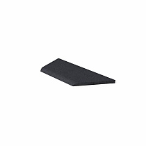 Schellevis Oud Hollandse zwembadrand hoek links (100/60x40x5 cm) carbon