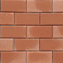 Halve Betonklinkers *Excluton* 10,5x10,5x8 cm Rood
