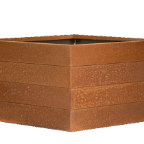 Bloembak Modulair - CORTEN 300x300x70 cm