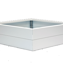 Bloembak Modulair - WIT 180x180x28 cm