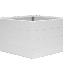 Bloembak Modulair - WIT 150x150x70 cm