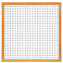 Gaaselement met kader 45x70/robuust H180xB180cm Red Class Wood