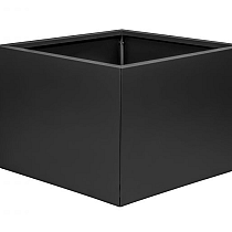 Bloembak vlak -  GRAFIET ZWART 60x60x40 cm
