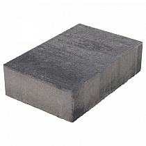 Terrassteen+ 20x30x8 cm Grijs/Zwart
