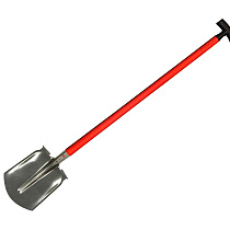Steekbats POLET 1/4 000, gehard en gepolijst, PLATTE OPSTAP, met fibersteel 110 cm