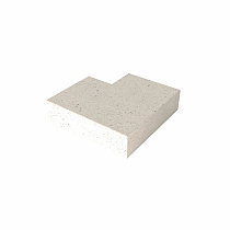 Schellevis Oud Hollandse trap hoekstuk 90° (37/15) buiten creme 60x60 cm
