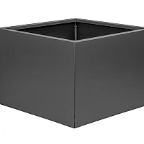 Bloembak vlak - ANTRACIET 60x60x40 cm