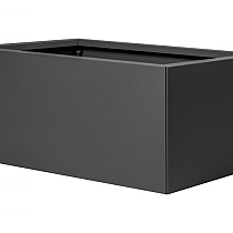 Bloembak vlak-  ANTRACIET 60x90x40 cm