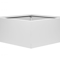 Bloembak vlak-  WIT 90x90x40 cm