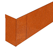 Hoekstuk uitwendig 15x28x15 cm - CORTEN