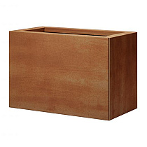 Bloembak vlak - CORTEN 30x60x60 cm