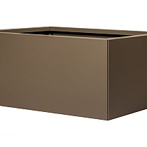 Bloembak vlak-  SUPRA BRUIN 60x90x60 cm