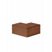 Hoekstuk voor U-profiel gelijkzijdig 5cm 10x10cm - CORTEN