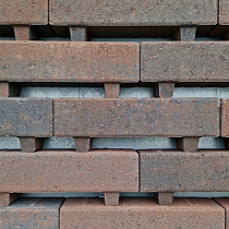 Waterpasserende longstone opritsteen 7 cm oud emmen