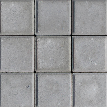Betonklinkers Half *Redsun* 10.5x10.5x8 cm Grijs Redsun