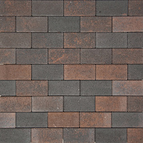 Betonklinkers *Redsun* 20.9x10.4x8 cm Bruin/Zwart