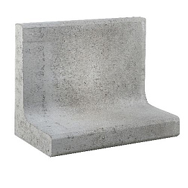 L-Element Grijs H=40 x B=50 x V=30 cm (D)