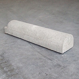 Parkeer of stootbanden 1x rond wit