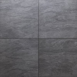 Keramische tegel 60x60x2 cm Trentino Nero