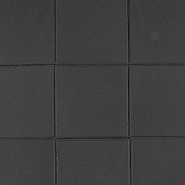 Tegel 15x30x4,5 cm KOMO zwart met pallet (plat)