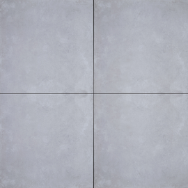 GeoCeramica® 80x80x4 Concreet Silver