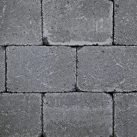 Stonique trommel 20x30x6 cm antraciet